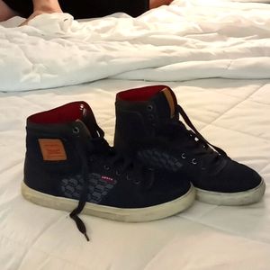 Levi's denim high top shoes